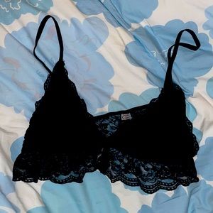Black Bralette Top - XL 🖤